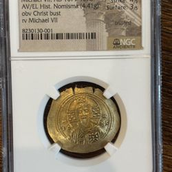 Byzantine Gold Coin – NGC Ch AU – Michael VII (AD 1071–1078)