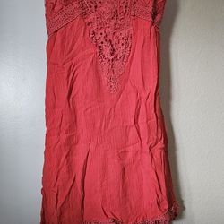 Miss Me Tunic/Dress Orange  Size M