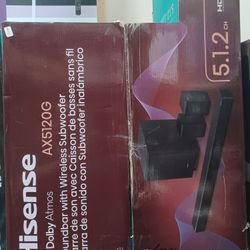 Sound Bar Blow Out Sale.  Hisense 5.1 Channel  420 Watts . Wireless Subwoofer.  Brand New 