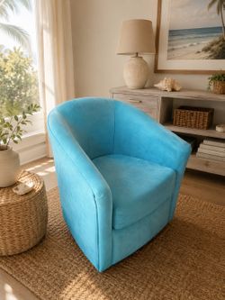 Blue couch chair