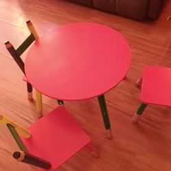 Crayons Table And Chairs 