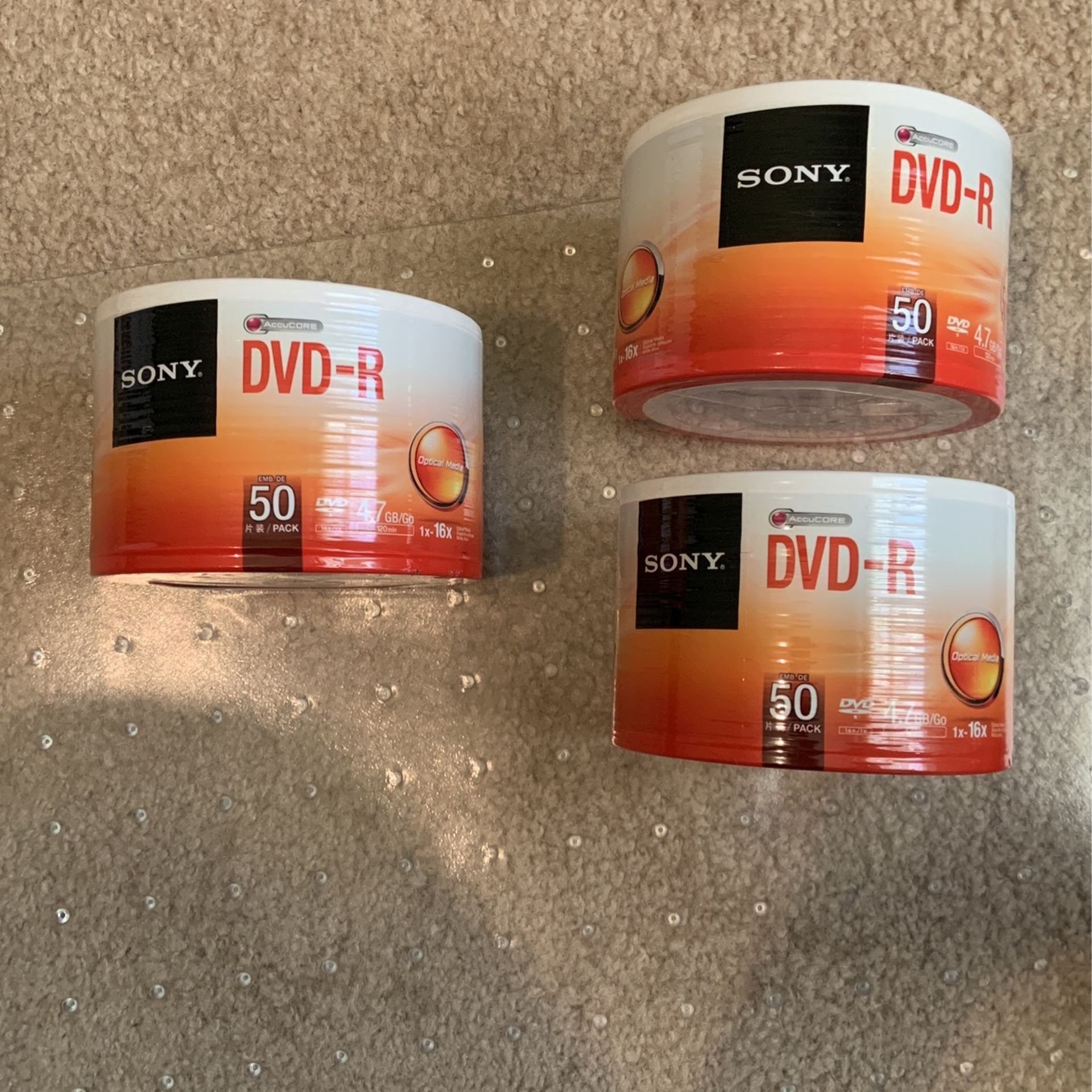 150 New Sony DVD- R