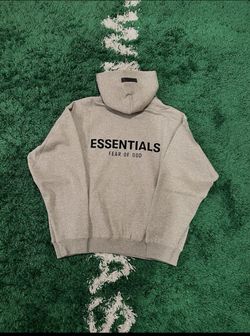 Fear of God Essentials Dark Oatmeal Hoodie size M