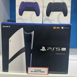 Sony Playstation 5 PS5 Pro Gaming Console New - Pay $1 DOWN AVAILABLE - NO CREDIT NEEDED