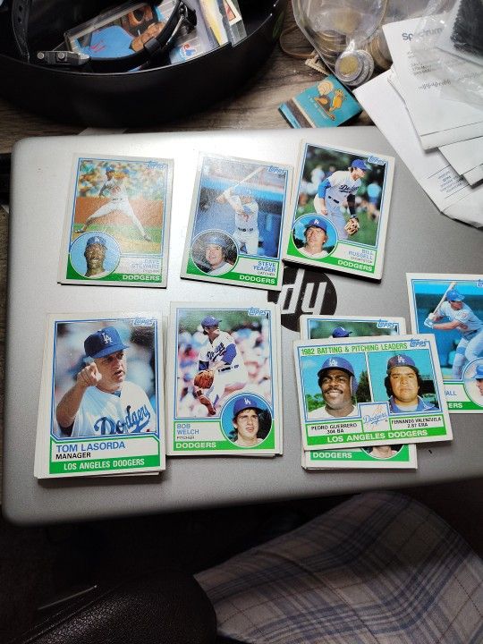 1983 LA Dodger Baseball Cards