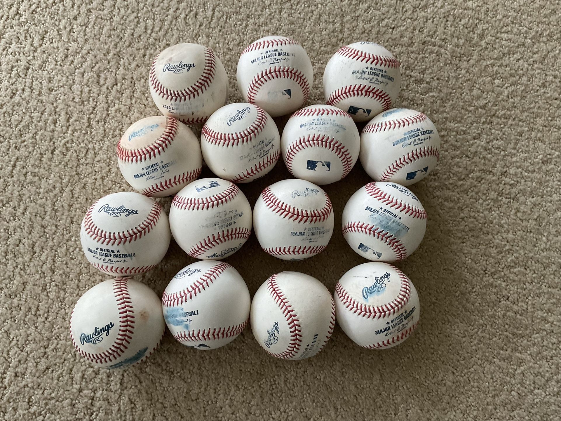 15 Official MLB Baseballs