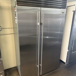 Sub Zero 48” Stainless Steel Built In Side By Side Refrigerator 
