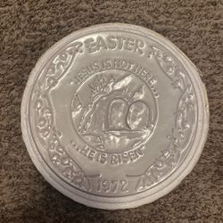 1972 Easter Plate 