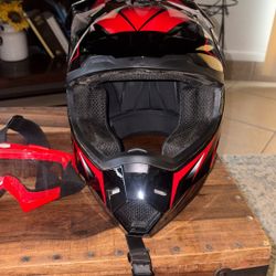Practically New Large Size Dirt Bike Helmet 