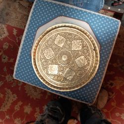 Antique Vitage Brass Tray