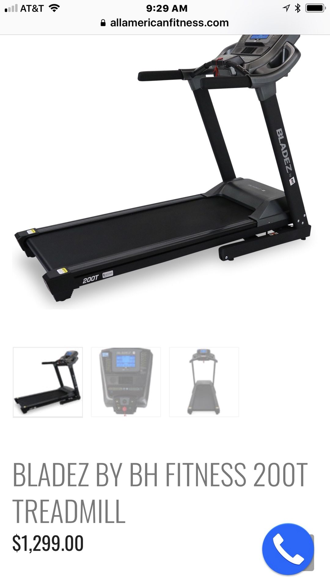 Bladez 200t treadmill