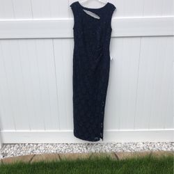 Sequined Lace Gown