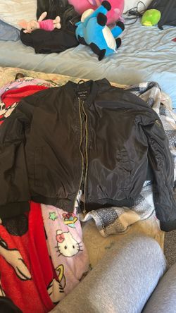 Black Bomber Jacket