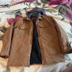 dickies male jacket with hoodie size M mens
