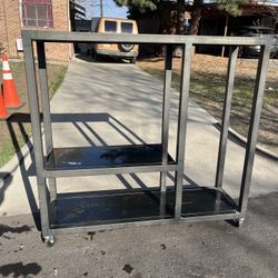 heavy-duty industrial utility cart -63”L X23”Wx 60”H