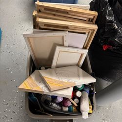 Canvases and Paint 