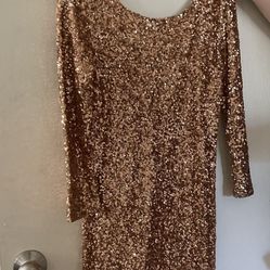 Dress Gold Sequence 