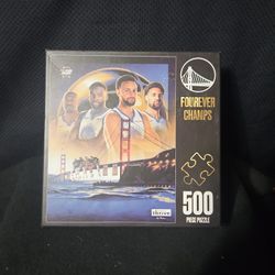 Golden State Warriors Forever Champs 500 Piece Puzzle - Championship