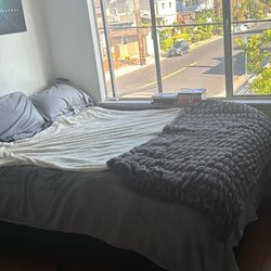Queen Bed & Bed Frame