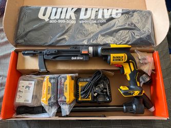 2500 RPM Quik Drive Cordless PRO300S Decking System W/ DeWalt Screwdriver Motor