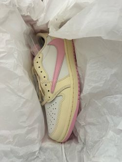 Jordan 1 Retro Low OG SP Travis Scott Shy Pink size 7.5