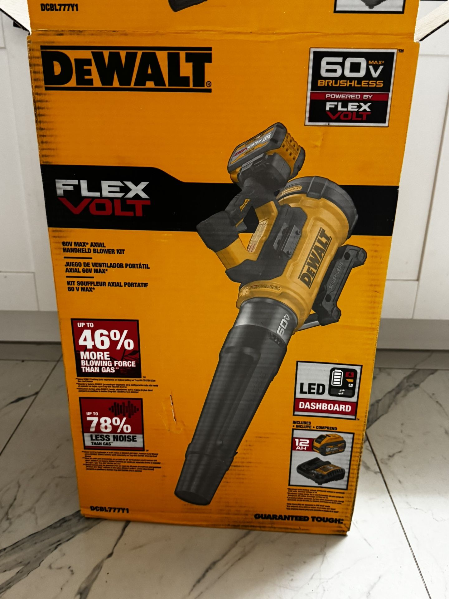 New 60V Flexvolt Dewalt Blower