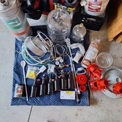 Lot Of Beer Making Items