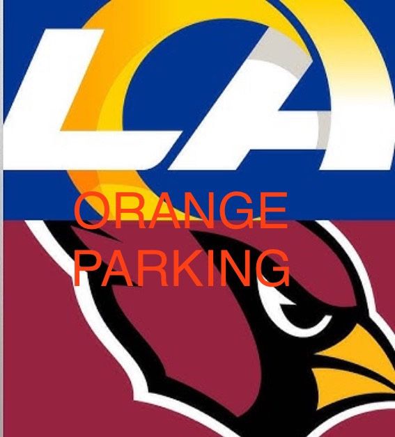 Orange West Parking For Cardinals Vs Rams