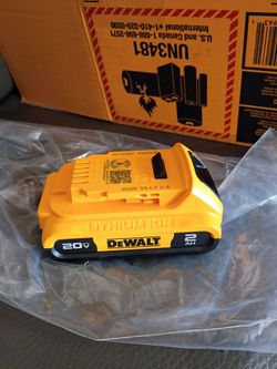 DeWalt battery 2.0 ah