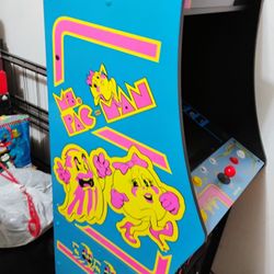 1up Ms Pacman Arcade Game