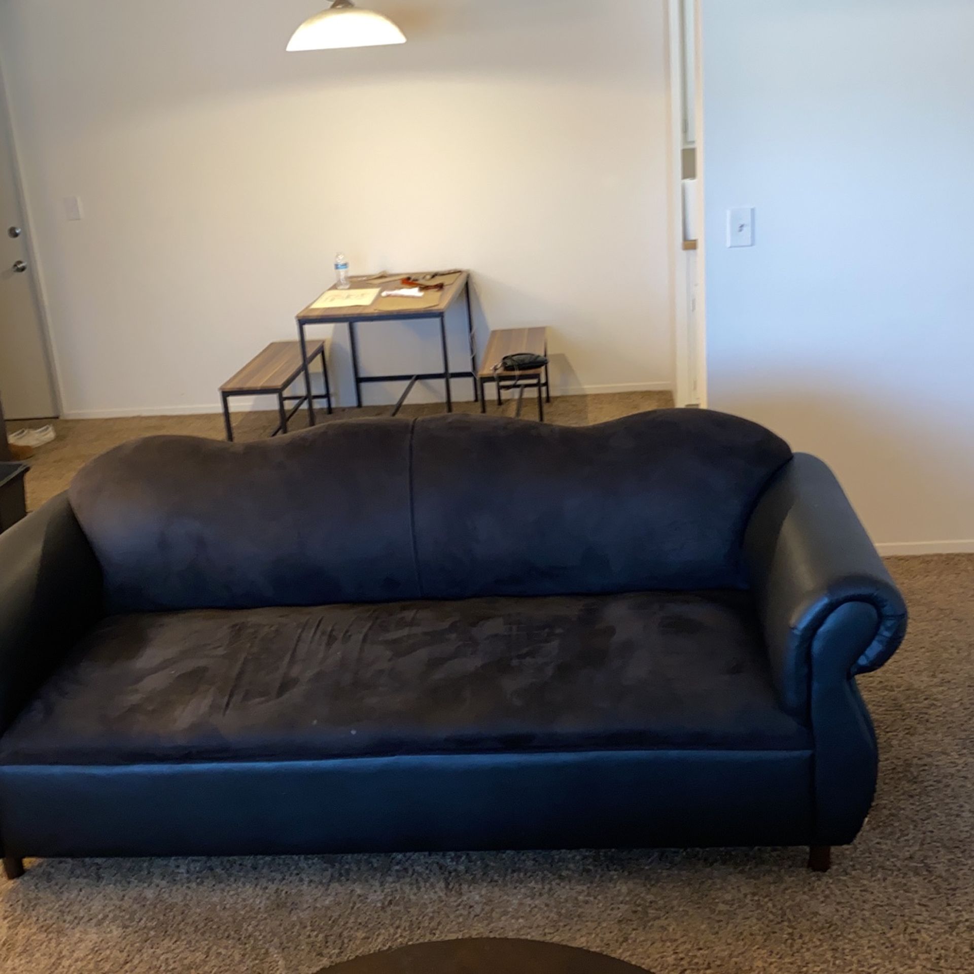 Large Black Couch