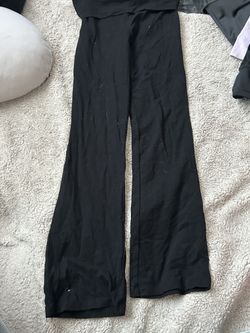 black fold over leggings