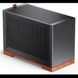 T9 Mini ITX PC Case,Sff Tool-Free Mesh Desktop Case,A4 Compartment Structure,Bla