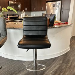 Black Bar Stool Chair 
