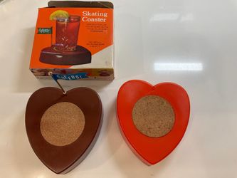 Vintage Working Skating Coasters with Original Box