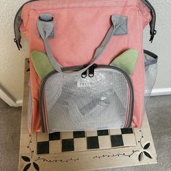 Soft-Sided small Pet Travel Carrier for Cat, extra small puppy, bunny, hamster, guinea pig. Comfort Portable Foldable small Pet Bag Airline 