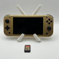 Nintendo Switch Lite Hyrule Edition + Zelda