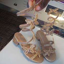 Beautiful sandal dress shoe kid 10