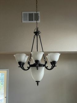 Chandelier With Long Chain 