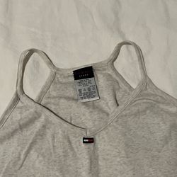 Tommy Hilfger Heather Gray Halter Tank Top