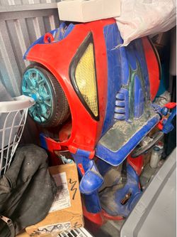 Spiderman kids car need gone asap