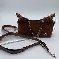 Coach Bag “ The Juliet Small 25” Suede Shoulder Bag 