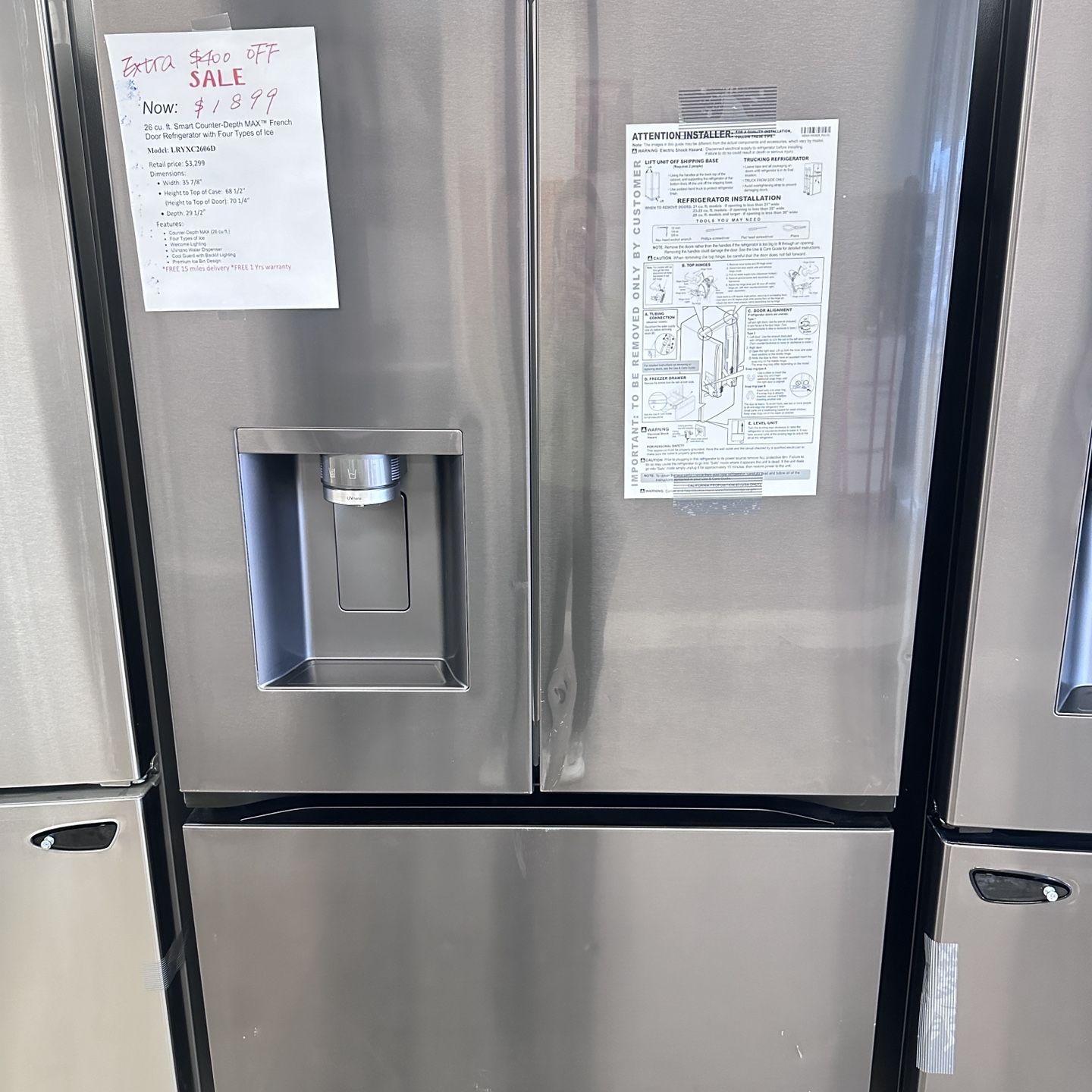 LG New Model With Flat Design And 4 Types Ice Maker 