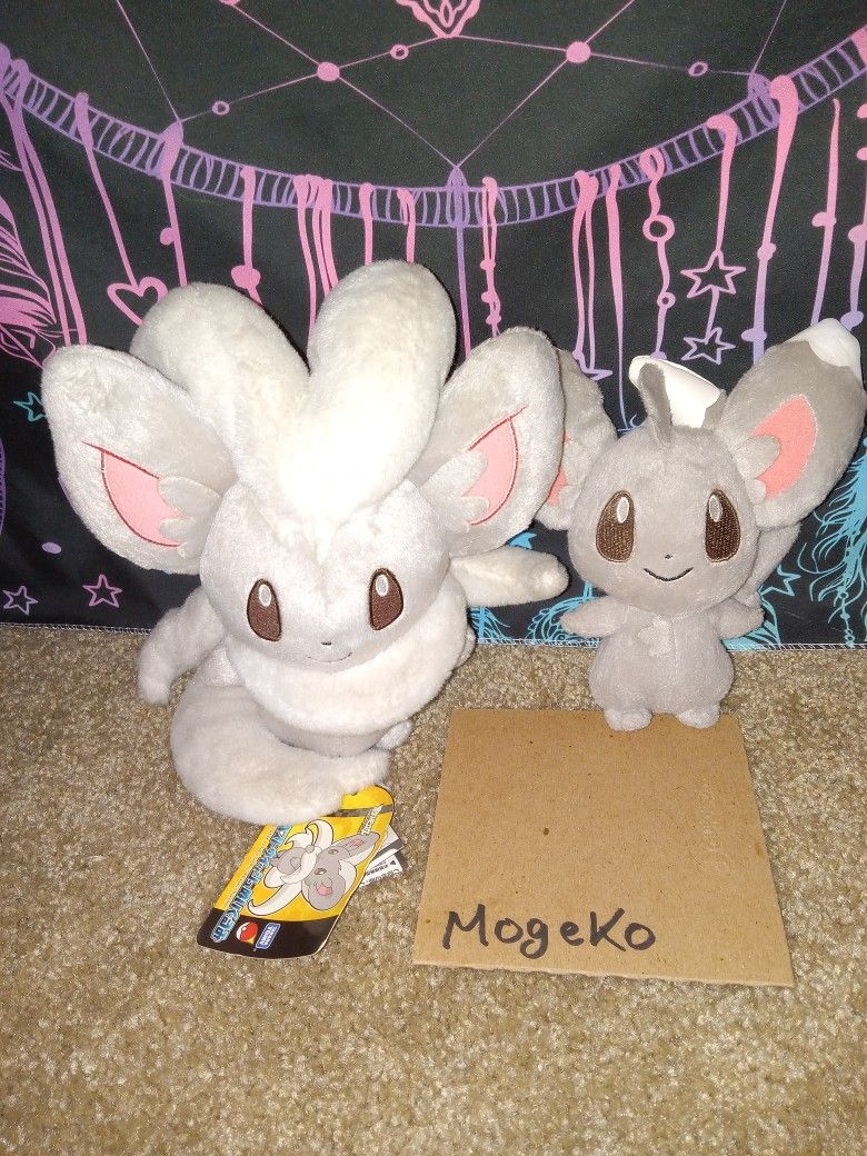 Cinccino 8" And Minccino 7" Pokémon Plush