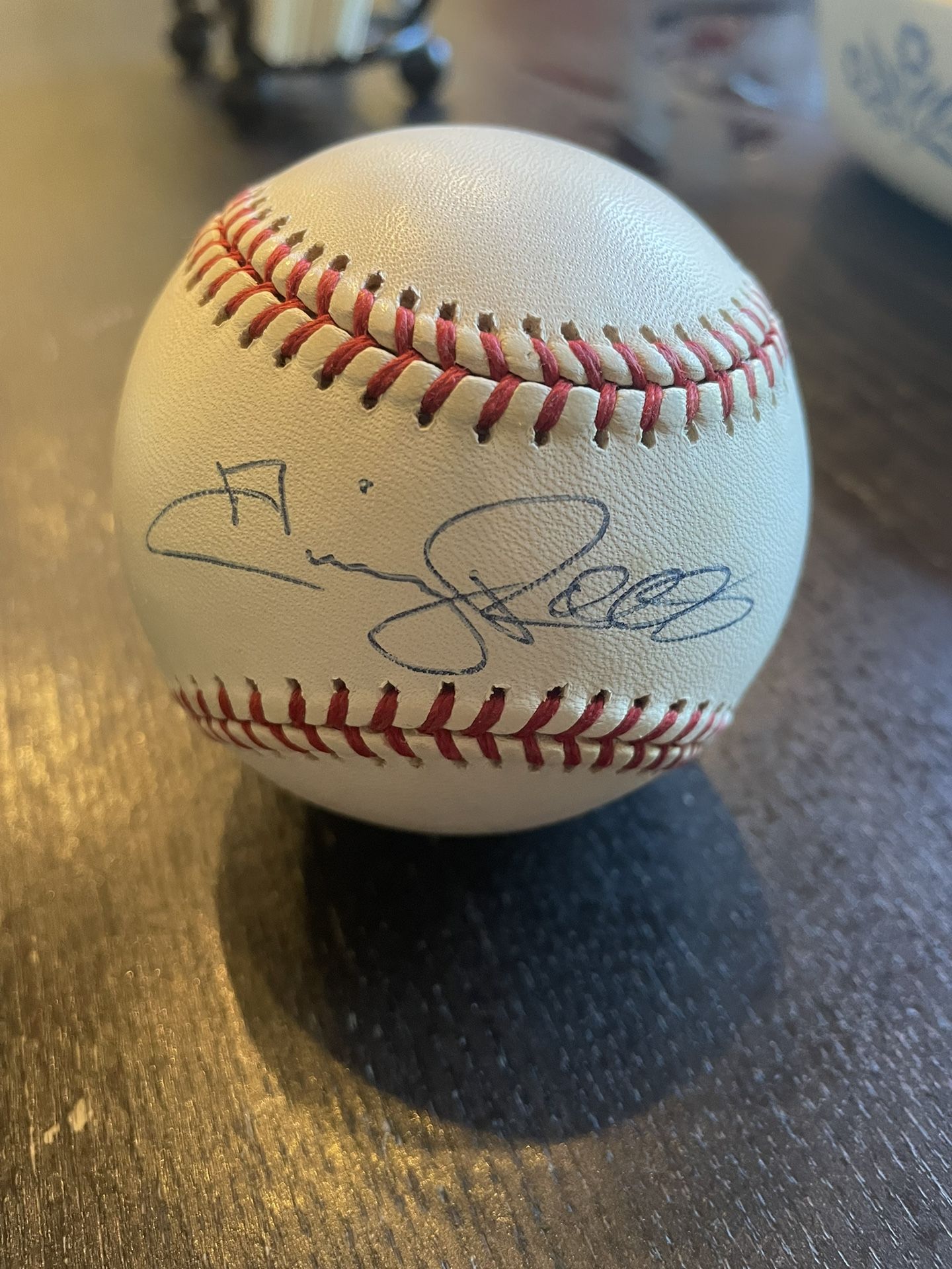 Jimmy Rollins Autographed Baseball 