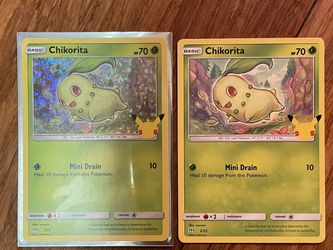McDonald’s Chiorita Pokémon Card Set