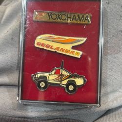 Three vintage Pins