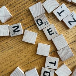 • 80+Wooden Scrabble Tiles Replacement Pieces - Scrabble Letters for DIY Crafts, Jewelry, Spelling Practice  • Product: Wooden Scrabble Tile Replaceme