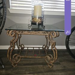 Glass Iron Table Need GONE Asap-!