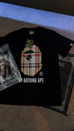 Black Burberry Bape Tee